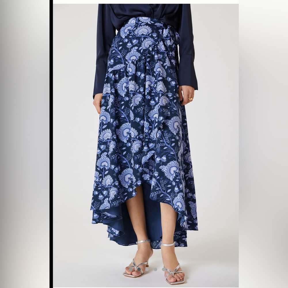 HUTCH PRINTED WRAP MAXI SKIRT - Picture 4 of 9